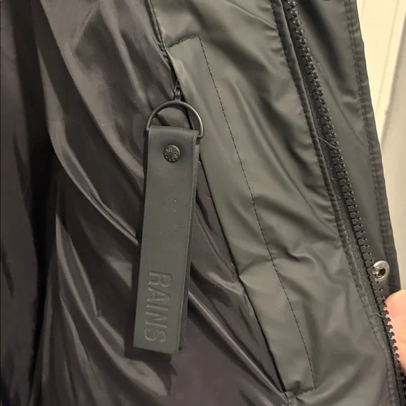 Rains Boxy Puffer vest black thermor - Picture 4 of 8